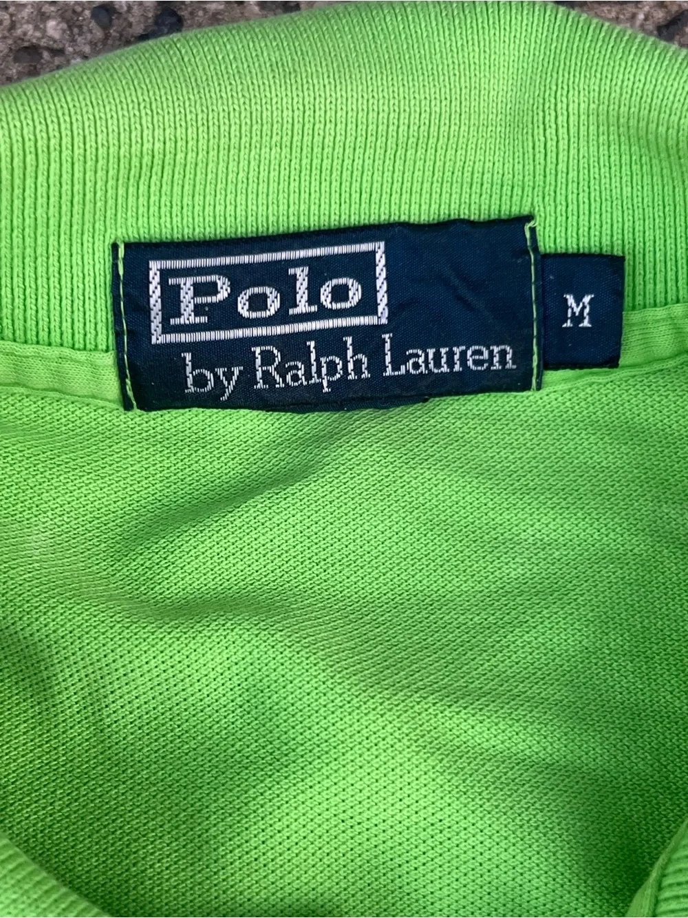 Polo by Ralph Lauren Men's Neon Green Polo Shirt